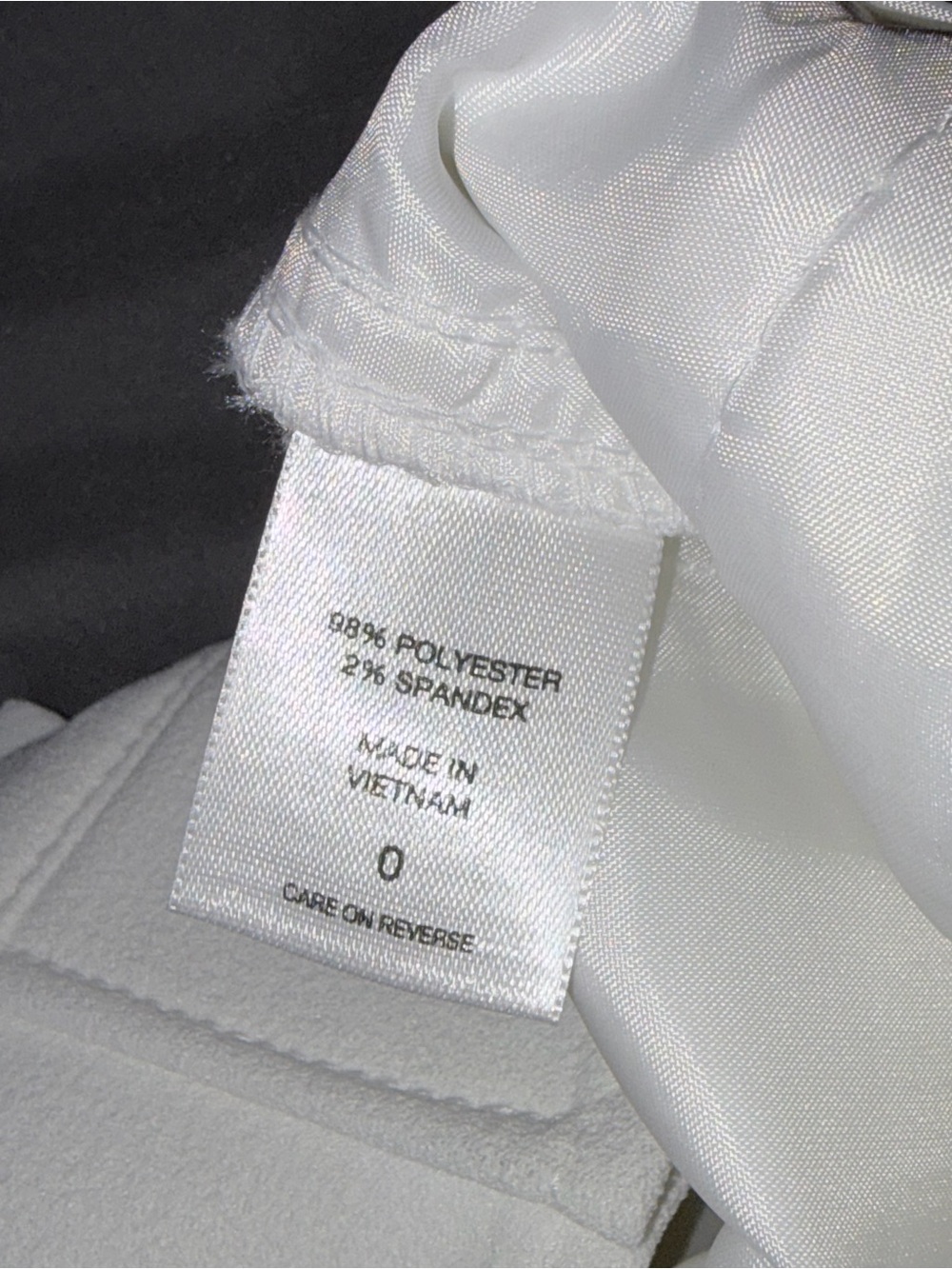 NWT 7th Avenue Design Studio NY & Company White Paperbag Wide Leg Pants Size 0 - Picture 8 of 8
